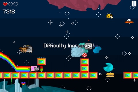 Nyan Cat Adventure Lite screenshot 2