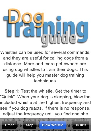Dog Whistle Elite (Training Guide + Clicker included) screenshot 2