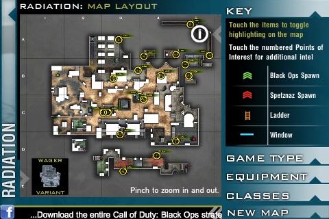 COD Black Ops MP Map App