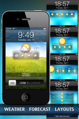 Weather on your Screen Free screenshot 2