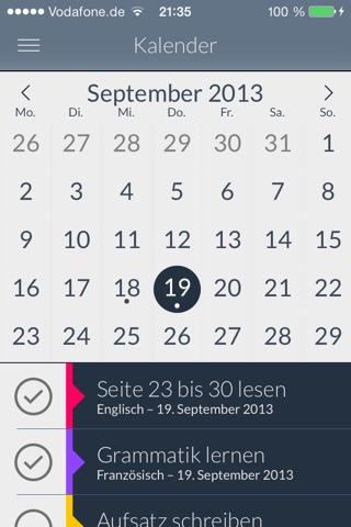 Meine Noten – Schülerkalender und Stundenplan screenshot 3