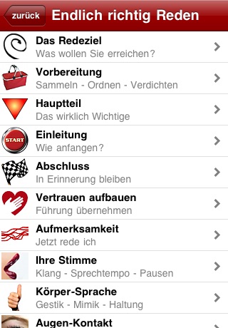 RedeApp - Endlich richtig Reden screenshot 2