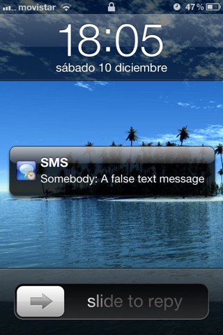 SMS Falso screenshot 2