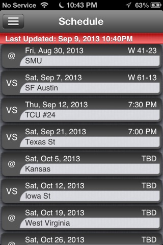 Texas Tech Football Live screenshot 3