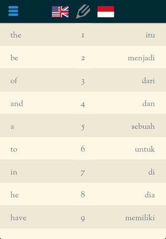 Easy Learning Indonesian - Translate & Learn - 60+ Languages, Quiz, frequent words lists, vocabulary screenshot 2