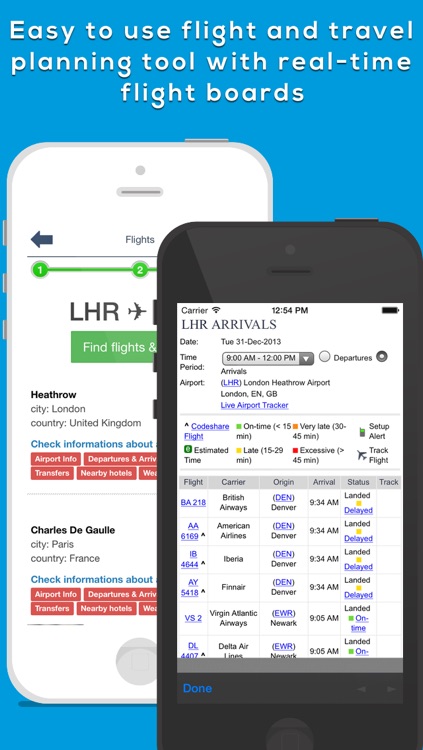 Denver DEN Airport. Flights, car rental, shuttle bus, taxi. Arrivals & Departures. screenshot-3