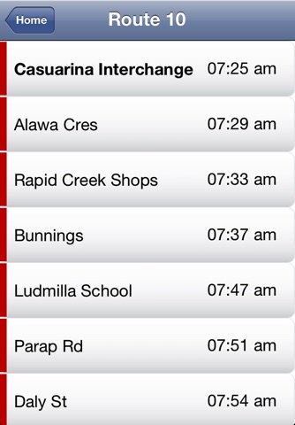 NT Time Table Lite screenshot 3