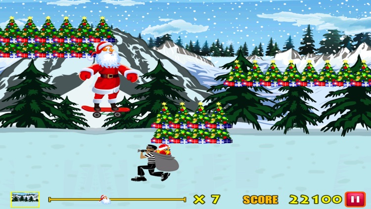 Amazing Santa Racing Skateboard Game screenshot-3