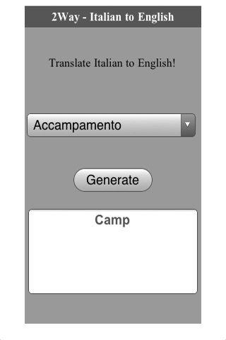 2Way Italian / English Translation screenshot 4