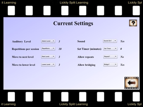 Auditory Sequencing Lickity-Split screenshot 2