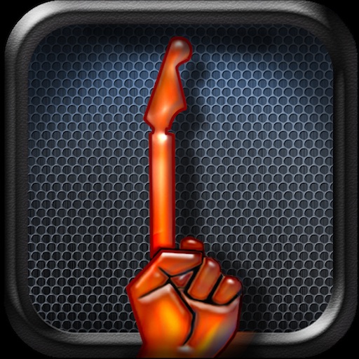 Touchrock- Air Guitar for your fingers! iOS App