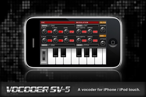 Vocoder Synthesizer SV-5 screenshot 2