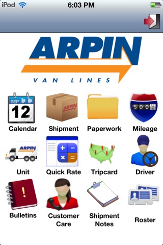 Arpin Van Lines Prime-Site Mobile App screenshot 2