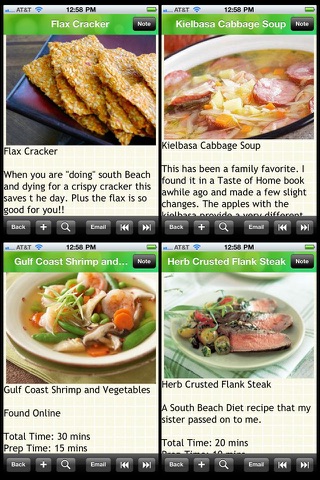 350 South Beach Diet Recipes screenshot 2
