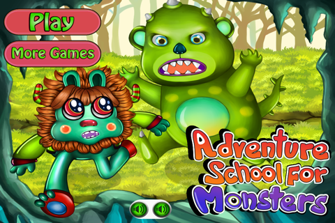 Adventure School - Candy Monster Run Free screenshot 2
