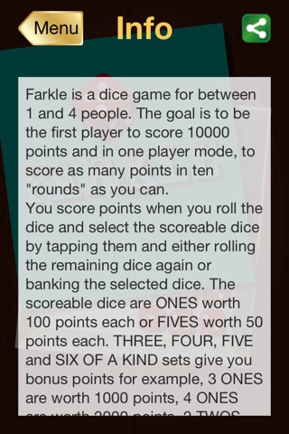 Farkle Dice Game screenshot 4
