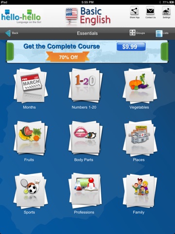 Learn English Vocabulary by HH screenshot 2