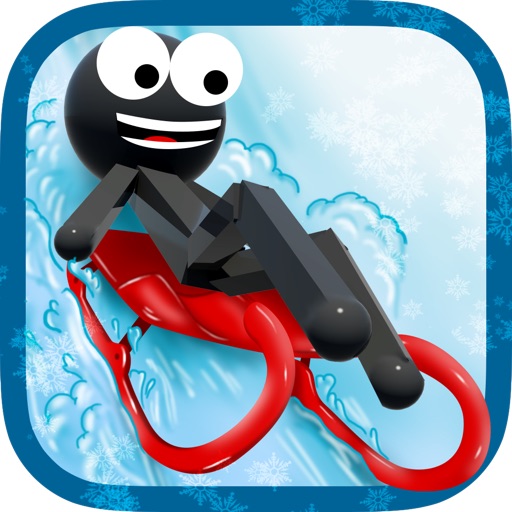 Stickman Luge - Winter Games! iOS App