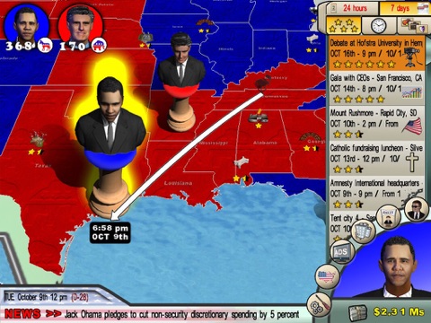 The Race for the White House game screenshot 2