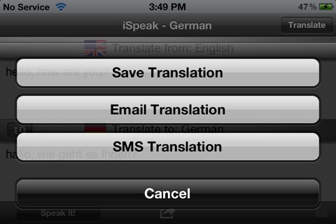 iSpeak German screenshot 3