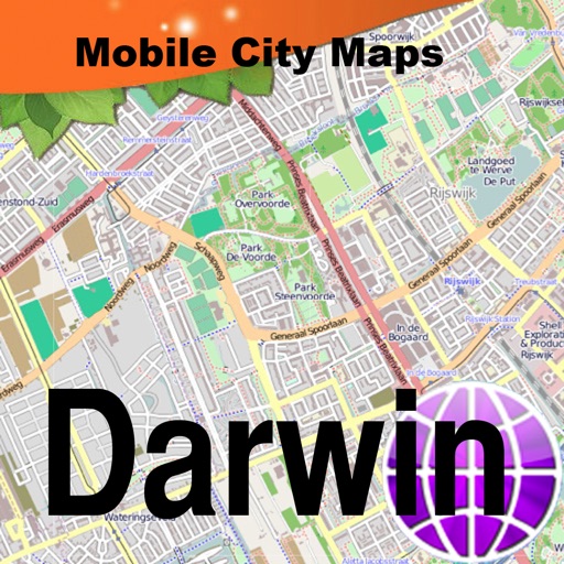 Map of Darwin icon