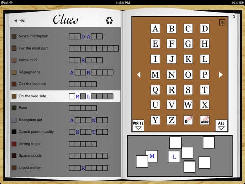 Crossword Painter HD Free screenshot 2