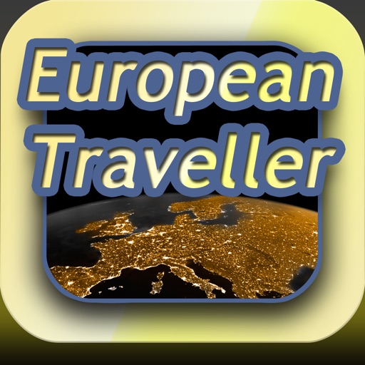 European travel guide HD icon
