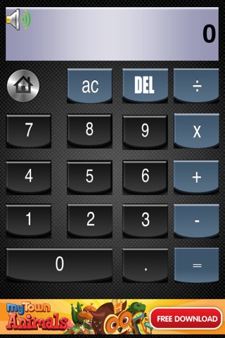 A Talking Digital Calculator Free HDX + - X / + = screenshot 3