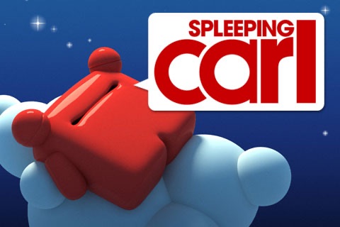 Sleeping Carl on a cloud