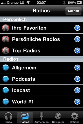 myRadios - Ecoutez les radios du monde en multitache - airplay - podcast screenshot 3