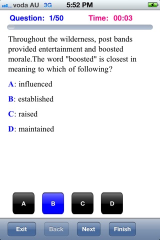 TOEFL iBT Vocabulary Practice screenshot 2