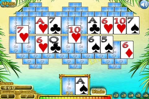 Tripeaks In Paradise Lite screenshot-3