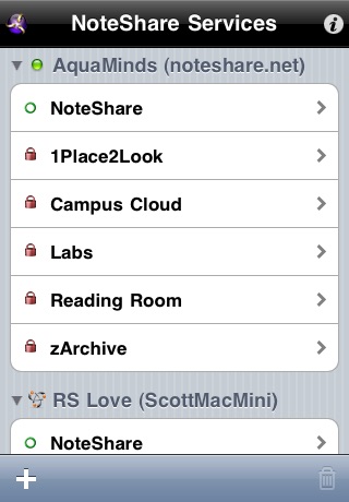 NoteShare Mobile Viewer screenshot 2