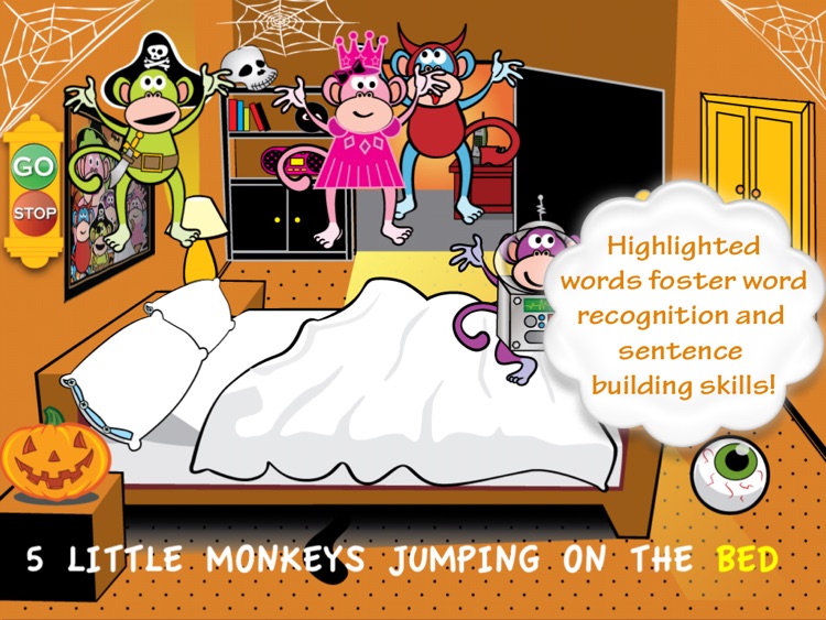 Five Little Monkeys Halloween HD
