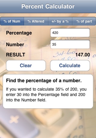 Percentage Calculator