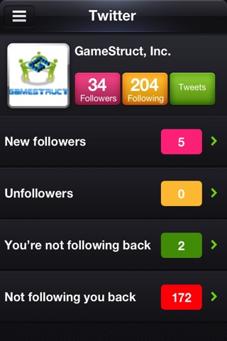 MyFollowers: 3 in 1! for Instagram, Twitter and Facebook screenshot 3