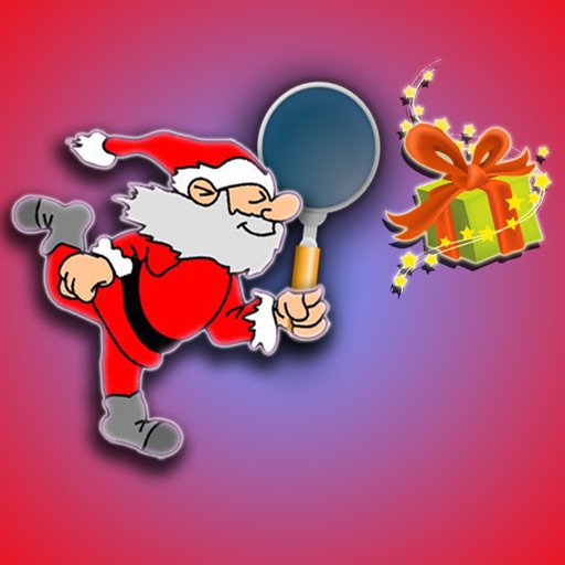 Santa Gifts In Dark Icon