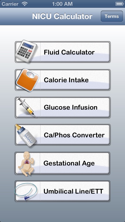 NICU Calculator