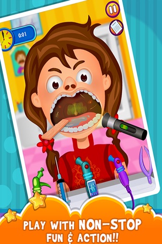 Kids Throat Doctor - Girls & Baby Hospital Free Game screenshot 2