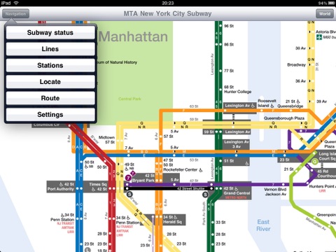 New York Subway for iPad screenshot 2