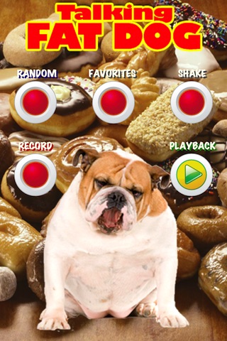 A Talking Fat Dog for iPhone! screenshot 2