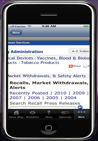 FDA App screenshot 4