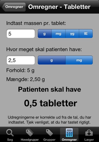 Lægemidler screenshot 4