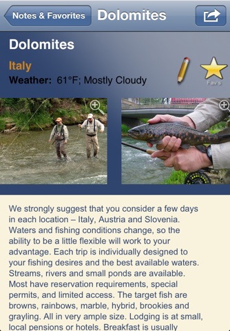 Travel Adventures (TravelA) Fly Fishing Destinations Around the World screenshot 3