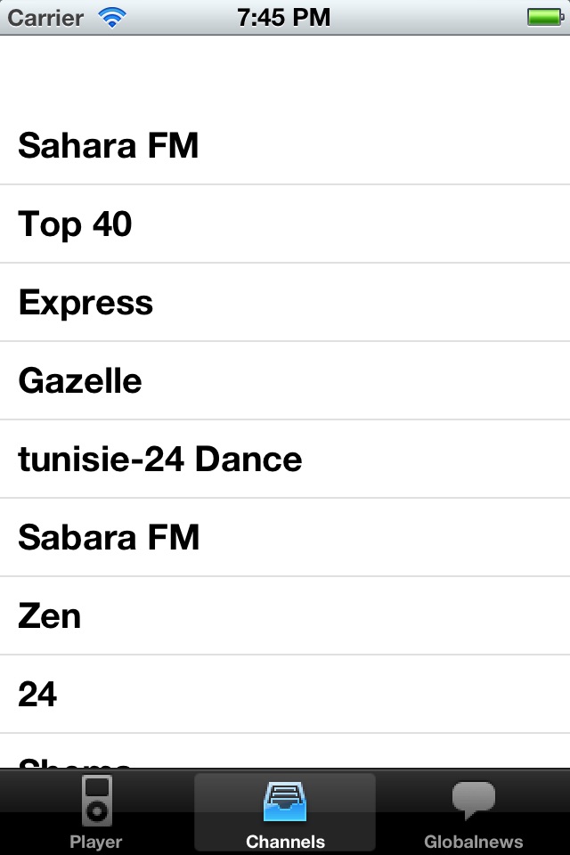 Tunisian Radios screenshot 2
