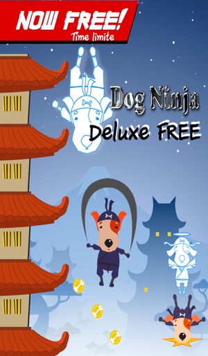 Dog ninja jump : Sky fly puppy run race(圖1)-速報App