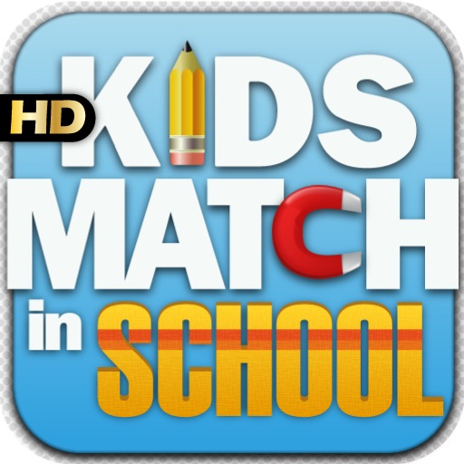 Kids Match In School HD iOS App