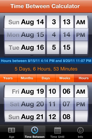 Time & Date  Duration Calculator screenshot 3