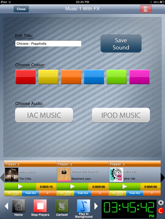 Instant Audio Cartwall Soundboard PRO for iPad screenshot-3