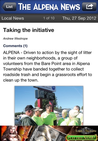 Alpena News screenshot 2